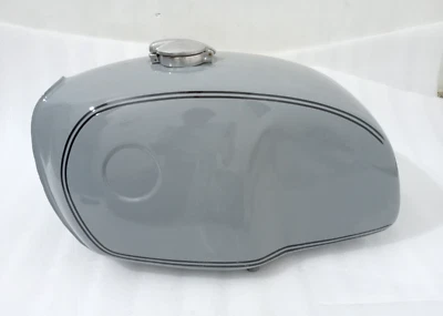 BMW R100 RT RS R90 R80 R75 GRAY PAINTED STEEL PETROL FUEL GAS TANK +CAP |Fit For - Изображение 1 из 4