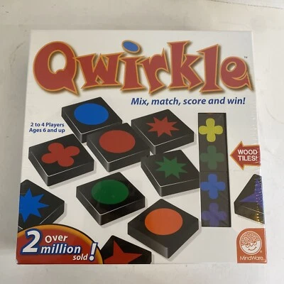 Qwirkle Mindware Strategy Mix And Match Tile Board Game BRAND NEW Sealed 2010 - Image 1 of 4