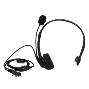 2-pinowy zestaw słuchawkowy mikrofonu PTT do KENWOOD RETEVIS BAOFENG UV5R 5R / 8 i98 - Zdjęcie 1 z 8