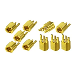 Paquete de 10 conectores de soldadura de montaje de PCB con conector hembra jack con borde para antena de dron FPV - Imagen 1 de 4