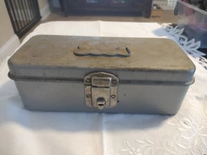 Vintage EXCELSIOR U.S.A. by SCOTCH KOOLER Metal Cash Tool Tackle Box no Key - Picture 1 of 5