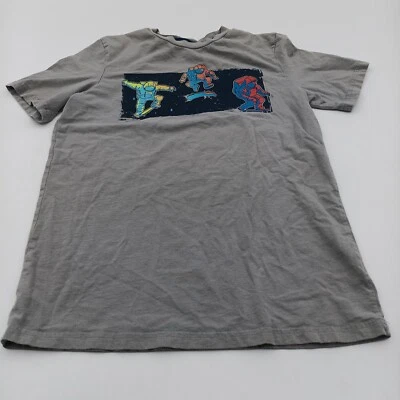 Camiseta Circo masculina grande 12-14 cinza astronauta skate gráfico camiseta - Imagem 1 de 4