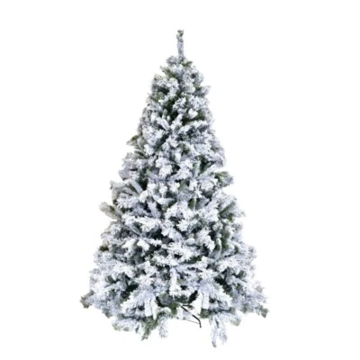 Albero di Natale REALISTICO ROYAL INNEVATO SUPER FOLTO PVC 180 210 240 270 - Immagine 1 di 4