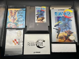 MINTY BOX CIB Super C Contra complete in nintendo nes CLEAN collector quality - Picture 1 of 19