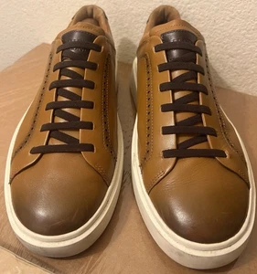 Tenis Allen Edmonds OLIVER Brogue para hombre sin cordones elásticos de encaje 9,5 3E tostado nogal - Imagen 1 de 9