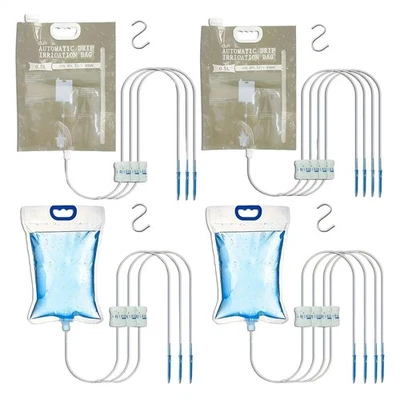 5.2L/6.5L Plant Self-Watering Bags w Flow Regulators, Compact Automatic Drip kit - Image 1 of 4
