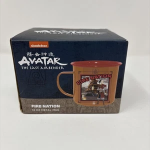Avatar The Last Airbender FIRE NATION 12 Unzen Metall Metall Becher Nickelodeon - Bild 1 von 4