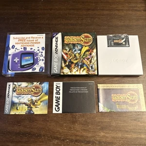 Golden Sun (Nintendo Game Boy Advance GBA) completo con mappa - testato - autentico - Foto 1 di 13