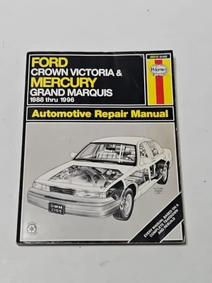 Manual Haynes 36012 2105 Ford Crown Victoria Mercury Grand Marquis 1988-1996 Foto 1 de 4