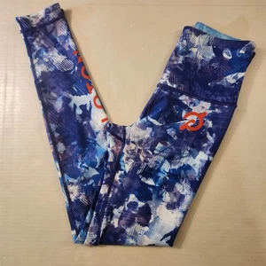 CON Leggings Reversibles Pelotón Talla Pequeña Azul Púrpura - Imagen 1 de 7