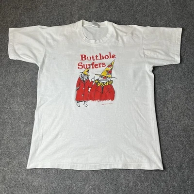 Camiseta De Colección 1996 Butt Hole Surfers Puntada Única Para Hombres L 1990 Banda Camiseta Grunge Foto 1 de 4