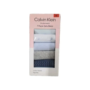 NEW Calvin Klein Women's M Girls 7 Pack Bikini Underwear - Picture 1 of 2
