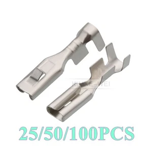 Crimpare cablaggio elettrico auto 2,8 mm femmina presa pin terminali contatto nuovo - Foto 1 di 2