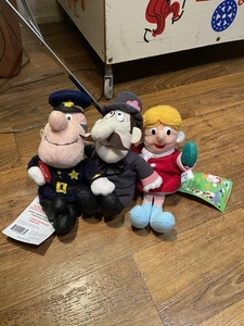 Vintage CVS Stuffins Plush Lot Frosty Snowman Karen Professor Hinkle Traffic Cop - Picture 1 of 13