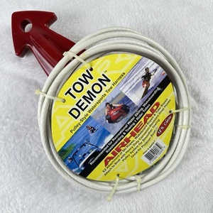 Airhead Traino Demone Puleggia Stile Imbracatura Sport Acquatici 12 Ft Cavo Multiuso - Foto 1 di 3