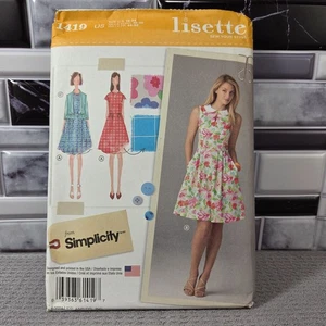 Simplicity 1419 Lisette Sewing Pattern Dress and Jacket Women's Sz 16 - 24 UNCUT - Foto 1 di 5