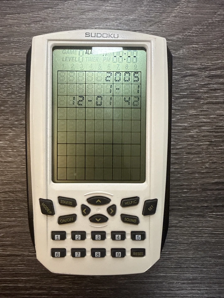 Juego Sudoku Electrónico - Juego Figura Intelectual Loca - Probado Funciona Foto 1 de 2