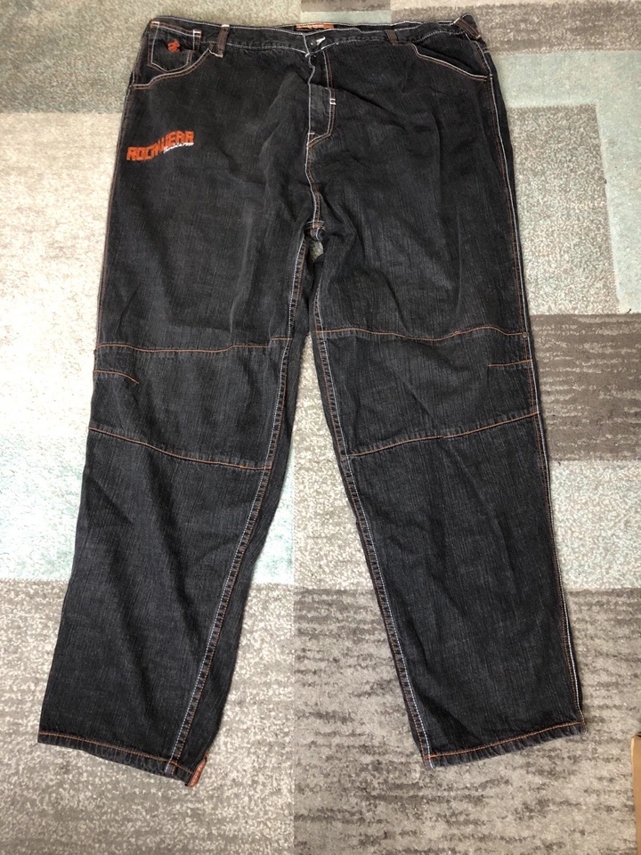 Rocawear Blue Jeans Men's 48 x 34 (tagged 5) Blue Denim Big & Tall Y2K Hip Hop - Image 1 of 4
