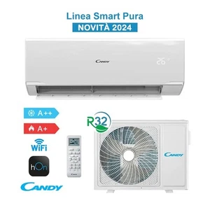 Candy Pura Kit CY09RA Condizionatore Climatizzatore 9000BTU 2,5KW WiFi A++/A+ In - Foto 1 di 11