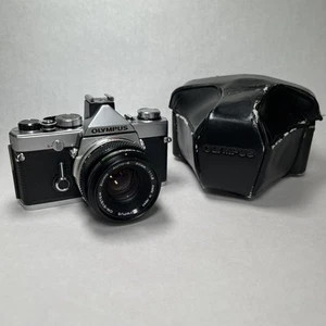 Olympus OM-1n Camera w/ Zuiko AUTO-S 50mm f/1.8 Lens & Case - Picture 1 of 24