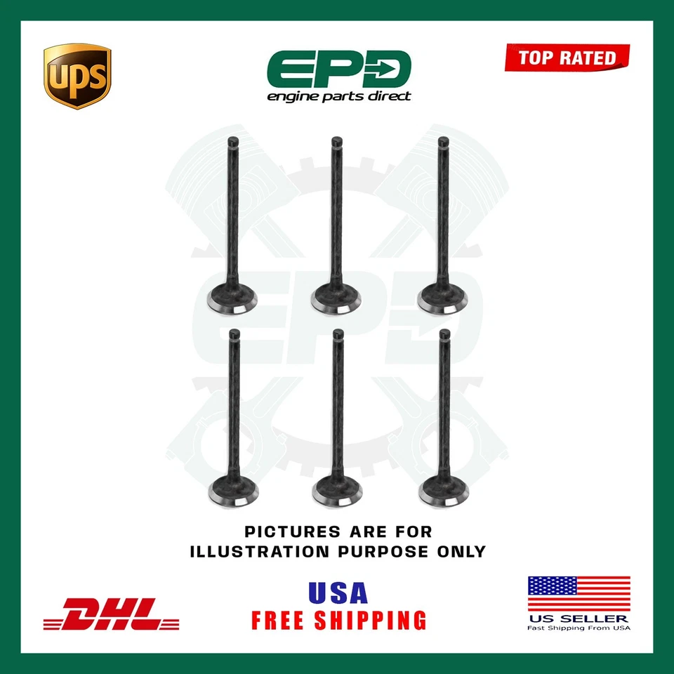 Exhaust Valves for Renault Captur I Smart Fortwo 0.9 898cc 1.2L Petrol Engine - Image 1 of 2