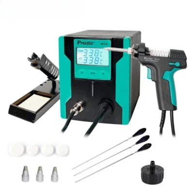 110V/220V Pro'sKit SS-331 LCD Electric Desoldering Gun Anti-static High Power - Image 1 of 4