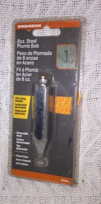 Cuerda Swanson de 8 onzas de acero plomada de 20 pies nueva en paquete Foto 1 de 4