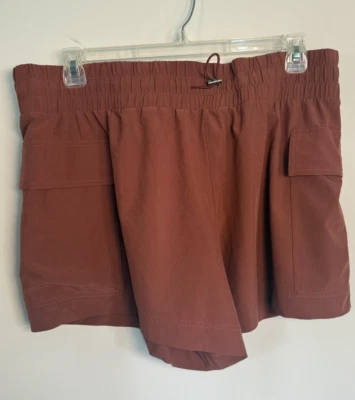 Shorts feminino Abercrombie Fitch neoknit XL lounge atlético praia ferrugem  - Imagem 1 de 4