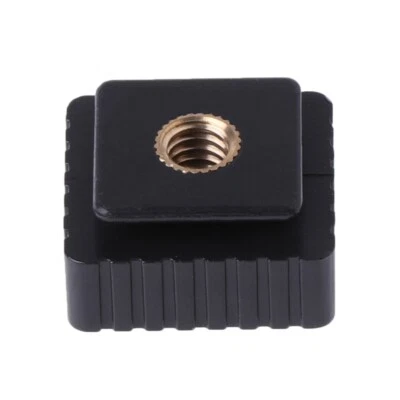 Hot Shoe Mount Adapter To 1/4" Screw for Head Thread For Studio Light Stand - Image 1 of 4