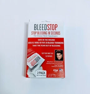 BleedStop (2PK) Stop Bleeding in Seconds Emergency First Aid Home Family Kids - Picture 1 of 3