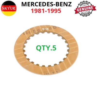 Disco de fricção de embreagem de transmissão K2 124mm conjunto de 5 para 1981-1995 Mercedes-Benz - Imagem 1 de 4