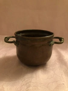 Kupfertopf Übertopf Blumentopf  Handarbeit, 11cm H x 13cm B - Bild 1 von 4