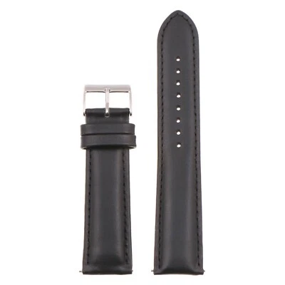 StrapsCo Classic Mens Leather Watch Band - Quick Release Men's Strap - Image 1 of 4