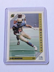 1992 Ultimate World League Jon Horton London Monarchs #64 - Picture 1 of 5
