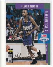 Glenn Robinson 1994-95 Collector’s Choice GOLD Signature Bucks #407