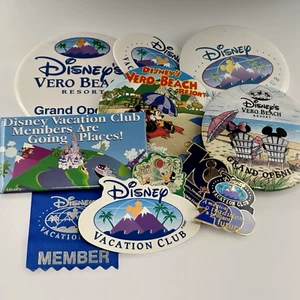 DVC Disney Vacation Club 10 PIN LOT MICKEY Vero Beach Club Resort Villas Magnets - Picture 1 of 19