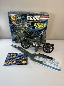 GI Joe Hall of Fame Strike Cycle 1994 Hasbro Shoots Foam Rockets Complete 12” - Picture 1 of 12
