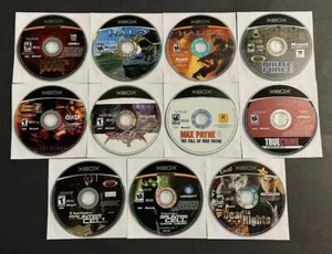 Original XBOX Game Lot - Doom 3 , Halo 1 & 2 , Dynasty Warriors 3 , Max Payne 2 - Picture 1 of 1