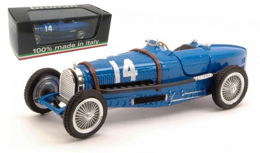 Brumm R042 Bugatti Type 59 #14 French GP 1934 - Tazio Nuvolari 1/43 Scale - Image 1 of 1