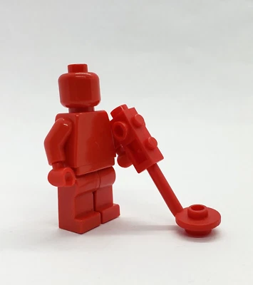 Lego Prototipo Detector de Metales Rojo Minifigura Error de Error de Impresión Raro como SDCC NYCC! Foto 1 de 3
