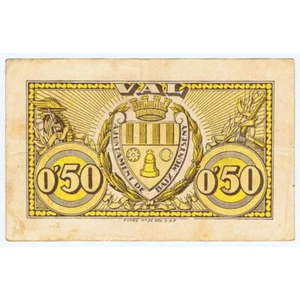 ESPAÑA 50 CENTIMOS AJUNTAMENT BAIX MONTSENY 1937 - Imagen 1 de 2
