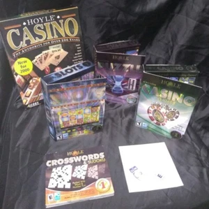 Lote 6 Juegos Hoyle: 2 Casino, 1 Tragamonedas, 1 Puzzle, 1 Crucigramas y Sudoku + 1 Extra - Imagen 1 de 11