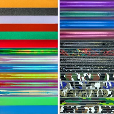 Heat Transfer Vinyl 12" x 10" Sheet Iron on Vinyl for Fabrics Hot Press Machine - Image 1 of 4