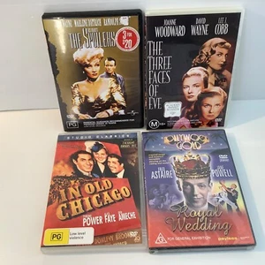 Bulk Bundle Lot of 4 DVD Old Time Films 30s 40s 50s Fred Astaire John Wayne - Picture 1 of 18