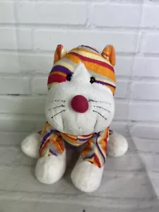 Ganz Webkinz Striped Cheeky Cat HM695 Stripes Plush Stuffed Animal Toy NO CODE - Picture 1 of 9
