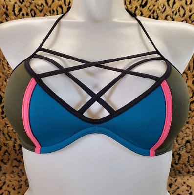 Sexy sujetador de bikini push up acolchado verde azul rosa de Victoria's Secret S A-C Foto 1 de 4