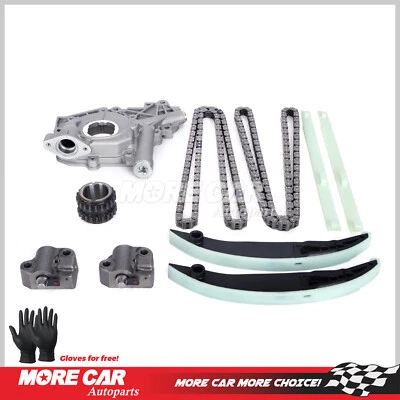 Timing Chain Kit Oil Pump for 2003-2009 Ford Fusion Mazda 6 Mercury Lincoln 3.0L - Image 1 of 4