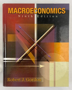 Macroeconomics, Robert J. Gordon, 2003, 9th Edition, HC, G - Picture 1 of 15