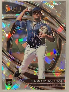 2020 Panini Select Ronald Bolanos Rookie RC Cracked Ice Prizm /25 #164 Baseball - Picture 1 of 3