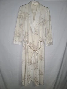 Victoria’s Secret Vintage Full Length Long Floral Robe Sz Small - Picture 1 of 11